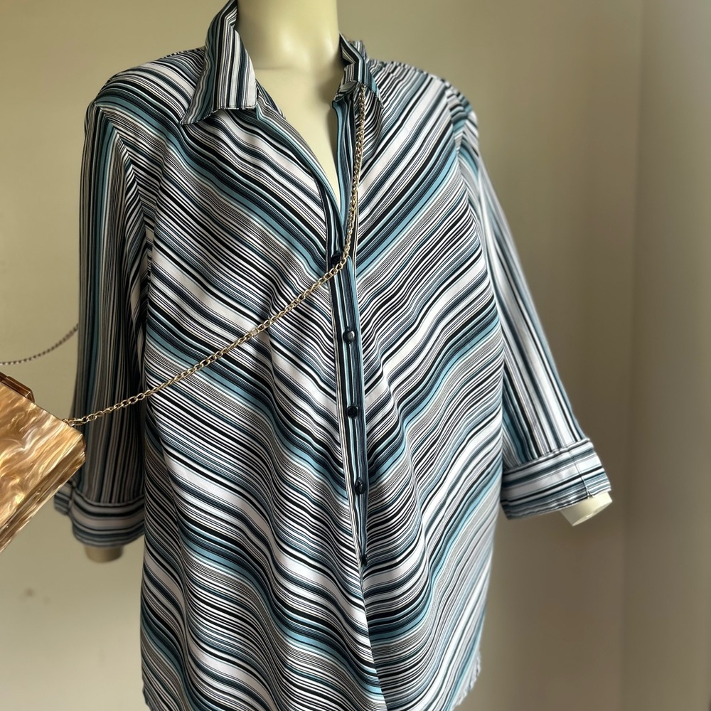 Studio 1940 Striped Shirt 22/24W